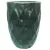 MCarr 10pc Tall Teardrop Round Planter Pallet Glass Green