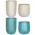 MCarr 25pc Chevron Round Planter Pallet Mixed Colors