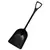 Bully Tools 42" 1 Piece Poly Scoop D Grip Handle Black