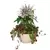 Bld 14.00 SL Hanging Basket W/MOCHA 26" FLEX HGR MOCHA 25/CS