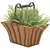 Deer Park Rectangular Twist Basket With Coco Liner