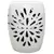 MCarr 19" Starburst Garden Stool White