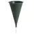 Memorial Vase Plain Cone Green