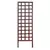 Panacea 72"H x 22"W Square Framed Trellis Brown