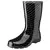 Sloggers Womens Boot Black White Polka Dot Size 7