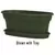 HC 12" Panterra Oval Planter Green Akro Mils