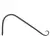 Panacea 12" Hook Angled Bracket Black