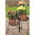 Panacea 3 Tier Folding Plant Stand Scroll & Ivy