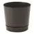 Majestic 10" Cylind Pot Black Full Depth Glossy