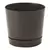 Majestic 14" Cylind Pot Black Full Depth Glossy