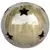 MCarr 12" Sphere W/Stars Brown Cream