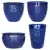 MCarr 26pc Fleur De Lis Planter Pallet Light Blue