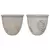 MCarr 24pc Light Cement Mosaic Round Planter Pallet