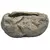 MCarr 6.5" Irregular Stone Pot Dark Brown