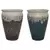 MCarr 12pc Tall Wide Mouth Jar Planter Pallet Mixed Colors