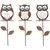 E-V 24pc Illum Owl Pot Sticker Display
