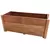 A&G 15"x14"x36" Redwood Formal Planter