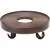 Devault 12" Plant Dolly with Hole Espresso