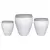 MCarr 12PC Hipster Pltr Plt Volcanic White
