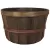 Grower Select 1 Peck Basket No Handle Brown 12/CS 48CS/PL