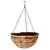 Gardener Select 14" Hanging Basket with Yellow Jewel Decoration & Chain Hanger 6/CS