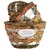 Gardener Select 3pc Birch Bark Round Flower Woven Basket Planter 9/CS