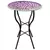 Gardener Select 14" Purple Haze Glass Birdbath w/Stand