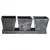 Gardener Select 3 Square Pots with Tray Antique Black 12"x4"x4.1" 24/CS