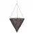 Gardener Select 14" Cone Hanging Basket Dark Brown Wicker 20/CS
