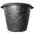 Grower Select 14.00 Lattice Pot Black / Silver 3.5gal 30/CS - 13.8in Top OD x 8.3in Base OD x 10.3in H