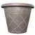 Grower Select 12.25 Lattice Pot ACP Aged Cappuccino 40/CS 41CS/PL