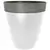Grower Select 14.00 Gala Tall Planter High Gloss White With Chalk Rim 7gal 9/CS - 14in OD X 15in H