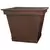 Grower Select 17.00 Harvest Garden Square Planter Mahogany 12/CS