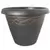 Grower Select 13.00 Naomi Planter Gold Brush on Black 2.95gal 12/CS - 13.2in OD X 10.2in H x7.12in BD