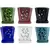 MCarr 6PC 8" Tall Floral Orchid Pot Mixed Asst