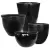 MCarr 26PC Mixed Planter Plt Glossy Black