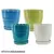 MCarr 4PC 7.5" Cache Pot Set W/Saucers