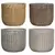 MCarr 72pc Round Rattan Planter Pallet Mixed Colors