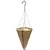 Grower Select 12.00 x 17.00 Cone Hanging Basket Black w/ Coco Liner