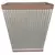 Southern Patio 16" Westlake Square Planter Galvanized