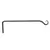 Panacea 15" Forged Straight Hook Black
