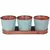 Robert Allen 4" Concord Garden Planter Set Copper