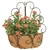 Deer Park Peacock Wall Basket With Coco Liner