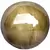 MCarr 12" Sphere Brown Cream