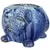 MCarr 15" Bulldog Planter Falling Blue