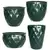 MCarr 26pc Teardrop Planter Pallet Glass Green
