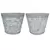 MCarr 32pc Light Cement Mosaic Round Planter Pallet