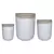 MCarr 12pc Tall Round Planter Pallet Volcanic White