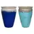 MCarr 12pc Tall Wide Mouth Jar Planter Pallet Mixed Colors