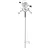 Panacea 78" Armillary Weathervane Shepherd Hook